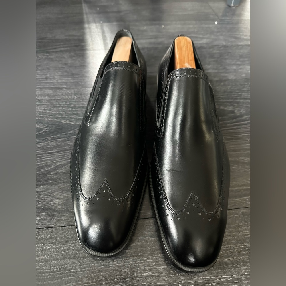 salvatore ferragamo men's dress shoes black size 11